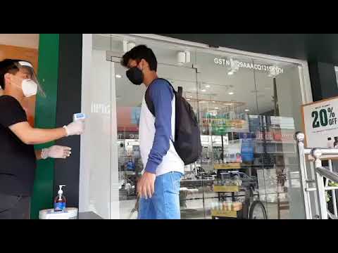 Bangalore, Jayanagar store sanitization