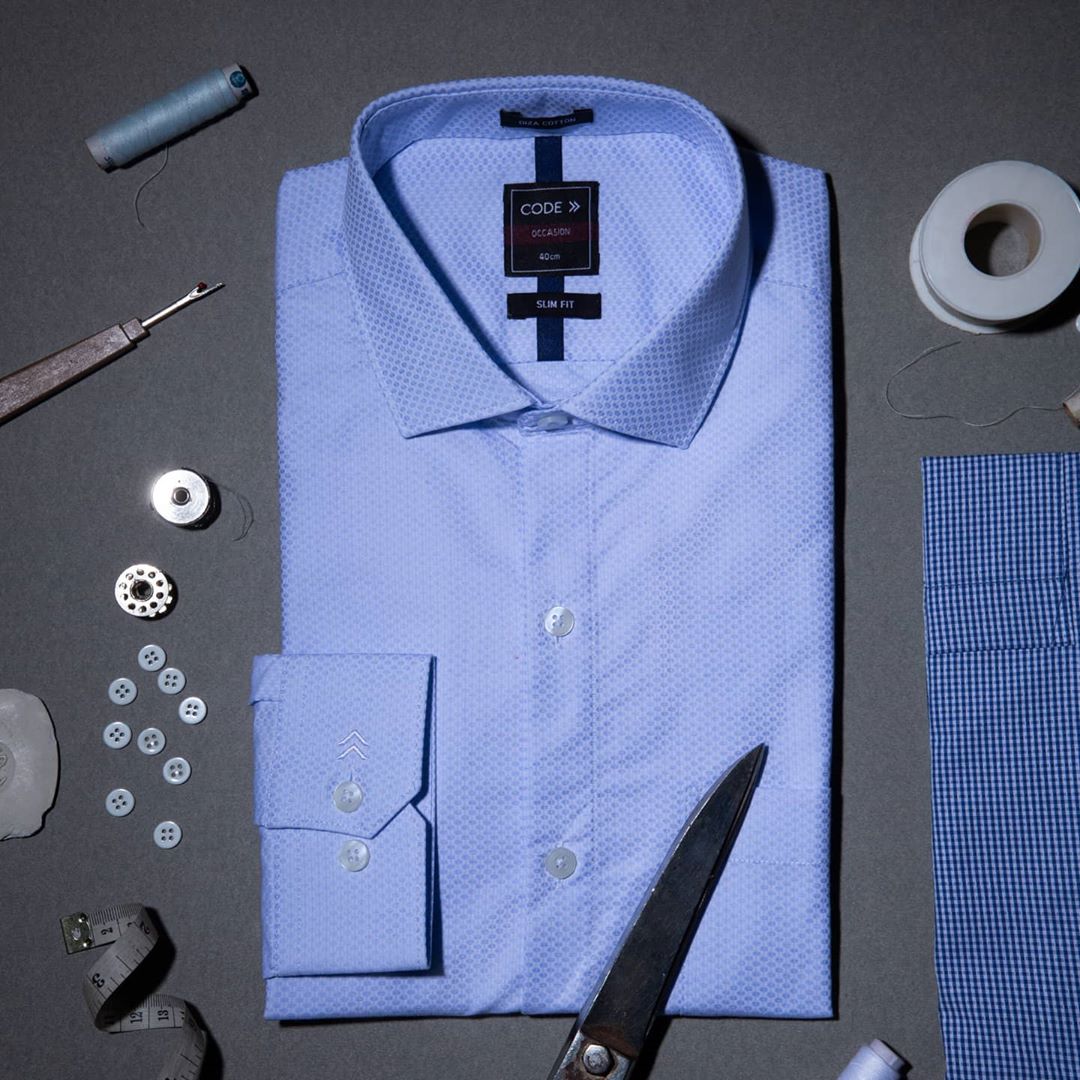 Lifestyle Store - Keep it stylish and classic with a blue formal shirt from Code by Lifestyle. 
.
Get UPTO 50% OFF on your favorite brands and trends. Shop In-Store or Online! T&C Apply*
.
#LifestyleS...