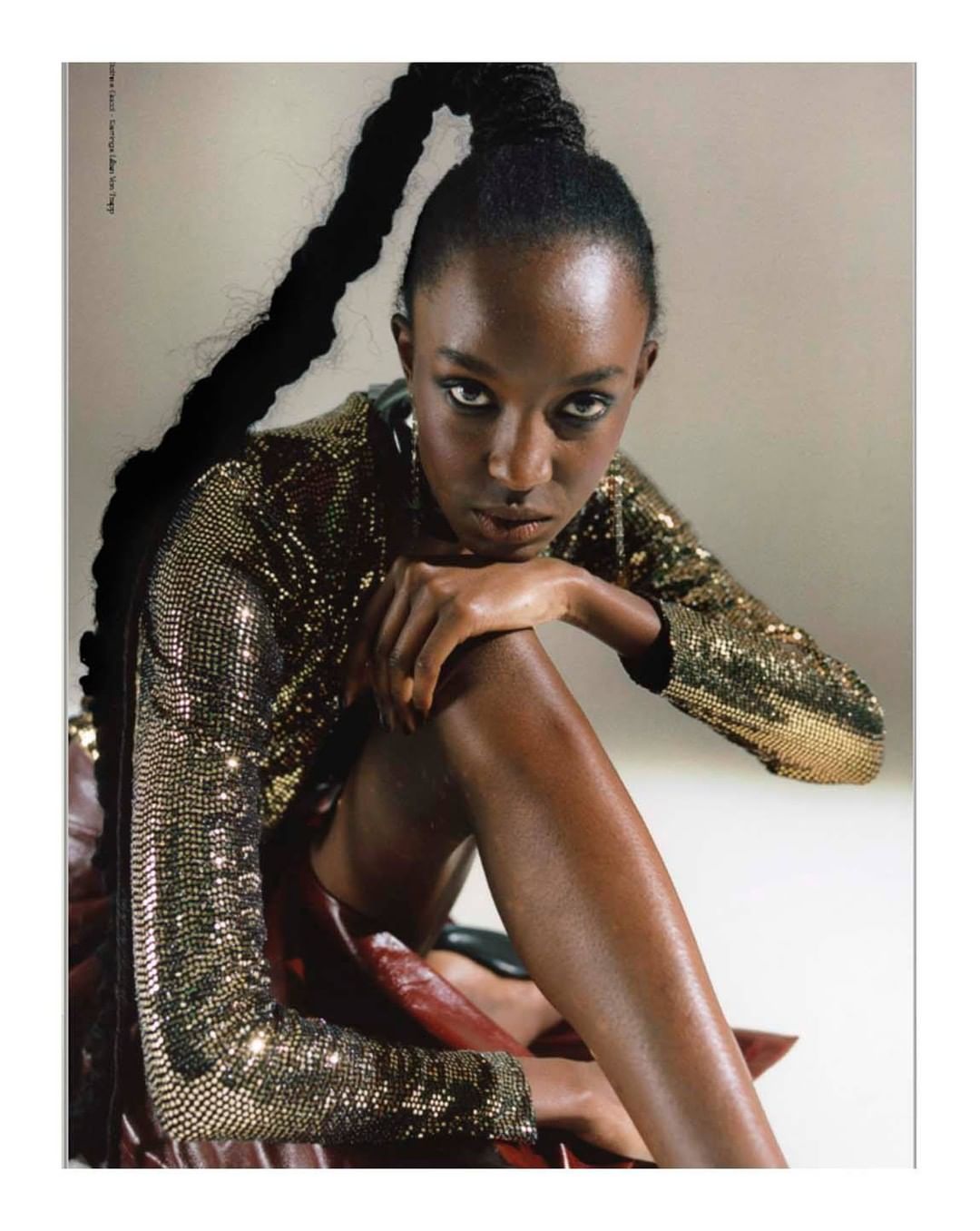Gucci Official - Featured in the latest issue of @cactusdigital, @nicoleatieno wears a metallic long sleeve dress from #GucciSS20 by @alessandro_michele. She is photographed by @ahmedchrediy and style...