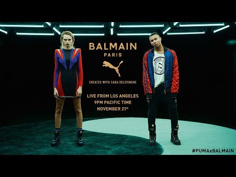 PUMAxBALMAIN WITH CARA DELEVINGNE LIVE PERFORMANCE FROM LA