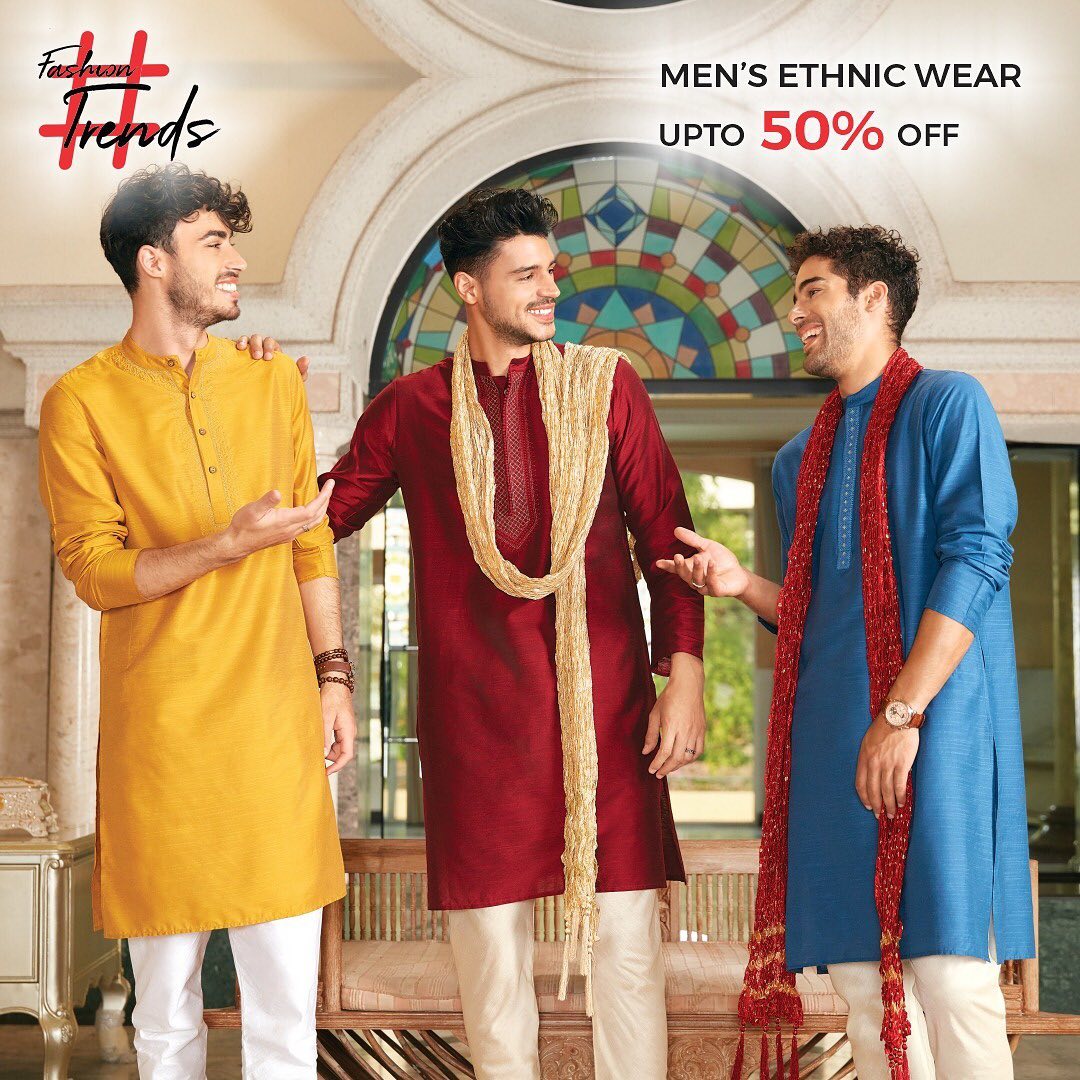 Brand Factory Online - Today’s fashion trend - Men’s ethnic wear upto 50% off 🌟🌟
.
.
.
Find amazing ethnic styles on brandfactoryonline.com or visit the link in bio to shop trendy ethnic wear 🔥🔥
.
.
....