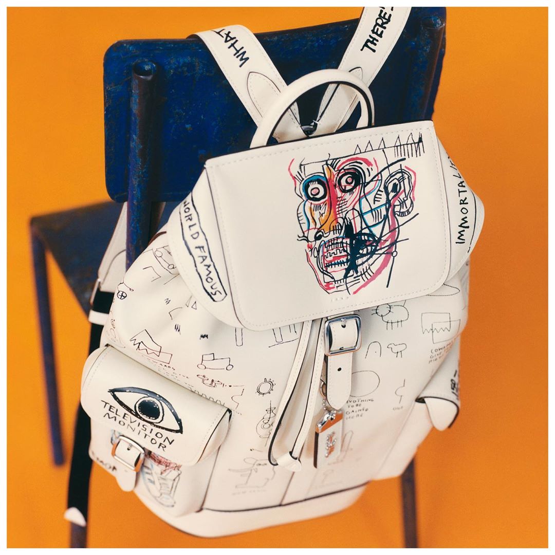 Coach - Top of mind. Our #CoachxBasquiat Wells backpack features elements from the artist's 1982 'Head.' Anatomical, emotive and fiercely energetic, Basquiat's painted heads recur throughout his caree...