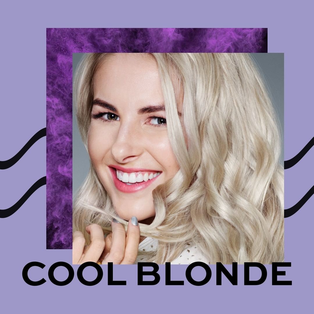 John Frieda US - Keep your cool in only 1 wash! 💜 Violet Crush Purple Shampoo tones brassiness from blonde hair in 1 wash.

#Blonde #BlondeHair #CoolBlonde #VioletCrushedIt #PurpleShampoo #PurpleCondi...