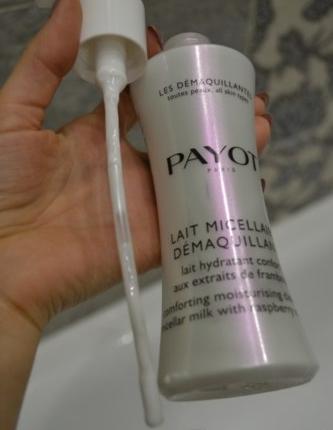 Очищающее молочко для лица PAYOT с экстрактом малины lait micellaire demaquillant фото