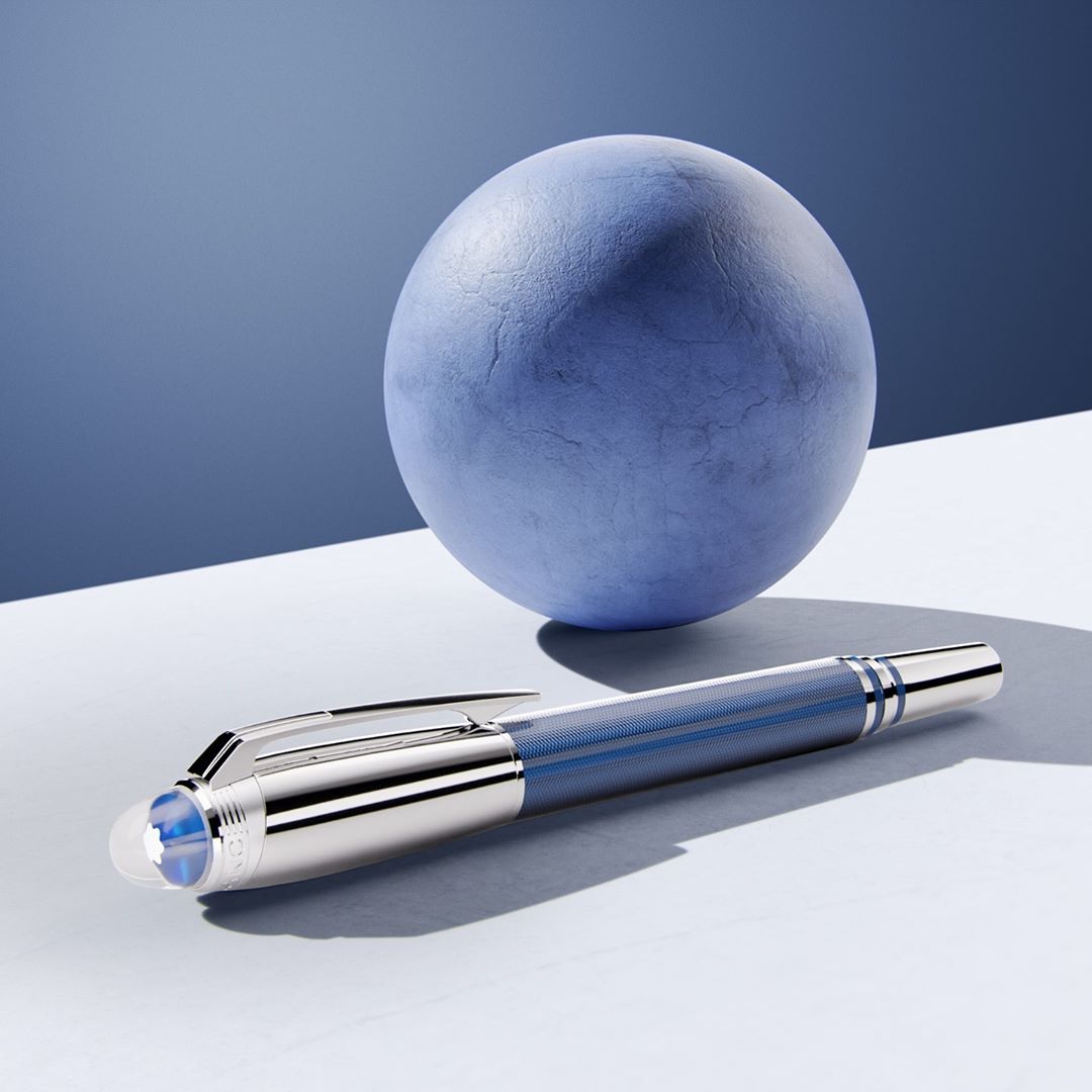 Montblanc - A fresh perspective. 
.
The design of the new Montblanc StarWalker writing instrument is inspired by the breathtaking view of the Earth seen from outer space, with the translucent dome ben...