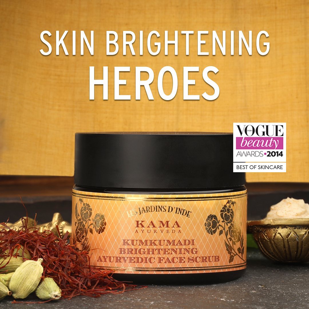 Kama Ayurveda - #SkinBrighteningHeroes that reveal your natural glow!

Formulated with pure & rare #Saffron from #Kashmir, #Kumkumadi Brightening Ayurvedic Face Scrub is a natural exfoliator that repa...