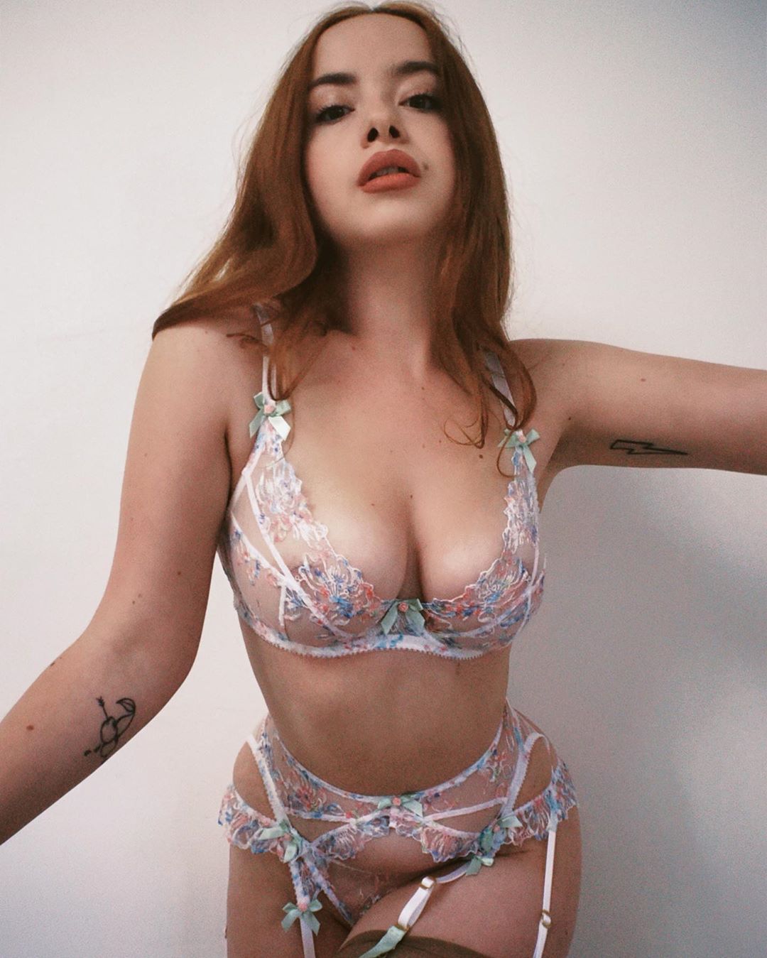 Agent Provocateur - Start a summer romance in Leisha's delicate lace and soft pastels, worn by @elizabethilsley.
#agentprovocatuer #LeftToYourOwnDevices