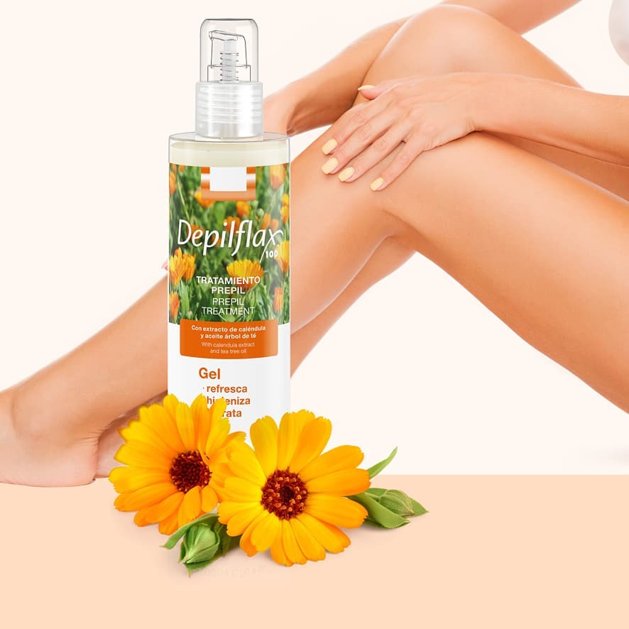 Depilflax100 - Prepare, hydrate and sanitize! Our new Calendula Prepil Gel is perfect for preparing the skin before waxing because it prevents ingrown hair and facilitates hair removal. 🌼 In addition,...