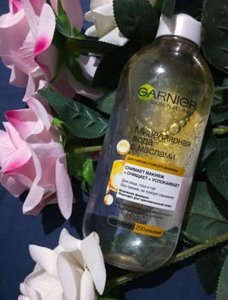 Отзыв о Мицеллярная вода Garnier С Маслами Skin Naturals для снятия стойкого макияжа от Антонина  - отзыв