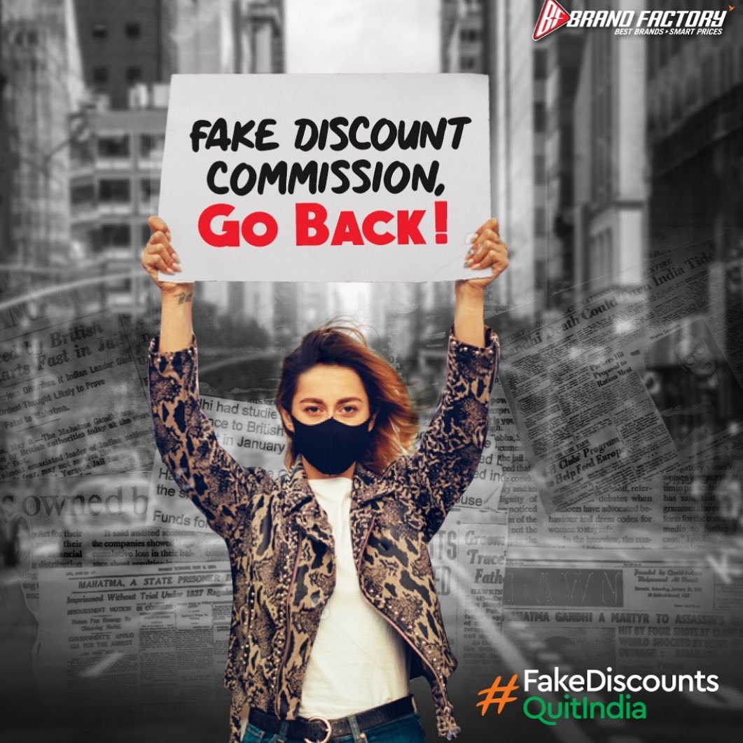 Brand Factory Online - Vowing to give you discounts 24x7! Head over to brandfactoryonline.com and shop top brands @ FLAT 60% off + FREE shipping on EVERYTHING! 😱🛍📦 #NoConditionSale #FakeKoPhenk 

.
....