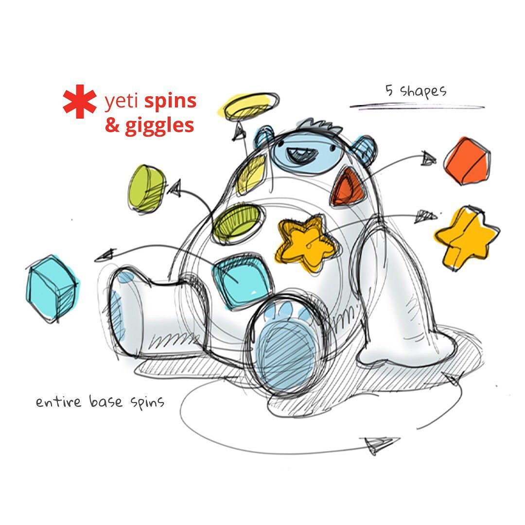 Skip Hop - Behind the design! 🎨 Meet our Explore & More™ Sort & Spin Yeti that makes playtime better! 

Learn shapes and colors in 3 stages of interactive play with our talking Yeti buddy. 🌈

#behindt...