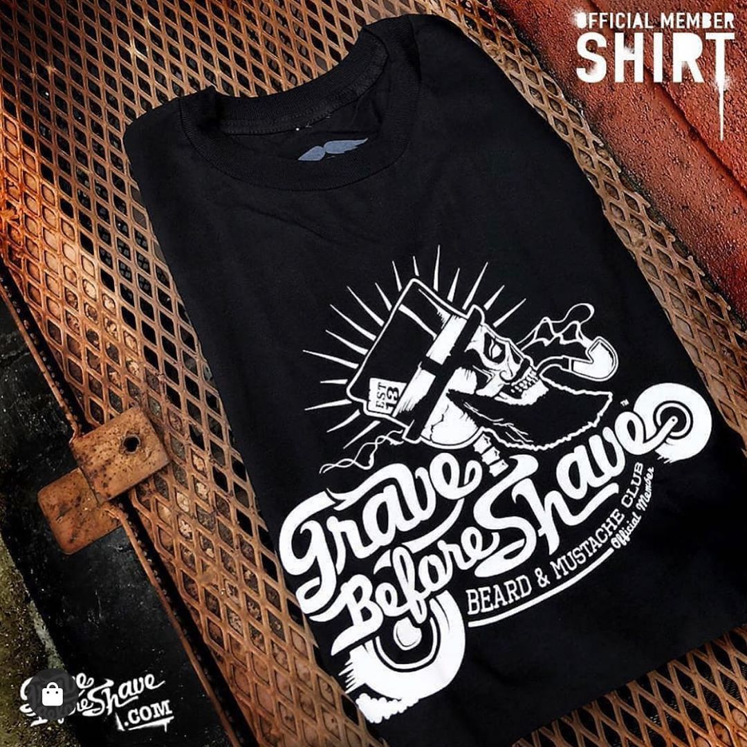 wayne bailey - ☆☆ GRAVE BEFORE SHAVE B.M.C OFFICIAL TEE☆☆ 
–
WWW.GRAVEBEFORESHAVE.COM
-
#beard #beards #bearded #beardlife #beardedlife #beardedlifestyle #beardporn #beardup #beardsofinstagram #beardg...