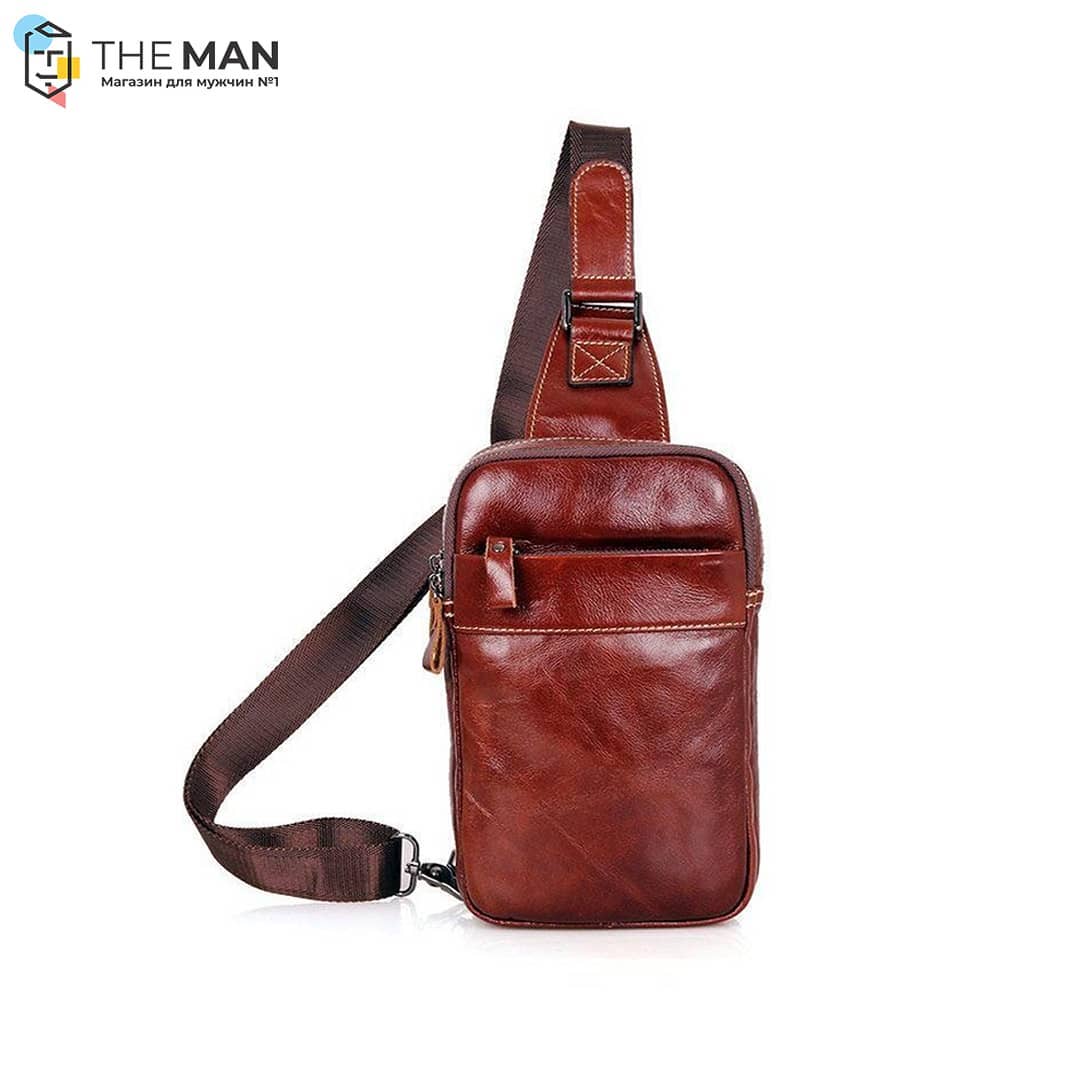 THE MAN - ❗️👉 Принимаем заказы! В наличии! 👉 👖👞👕 ❗️ 
Кожаный мини-рюкзак. С этим удобным и одновременно вместительным мини-рюкзаком на одну шлейку у вас все всегда будет под рукой: современные гаджеты...