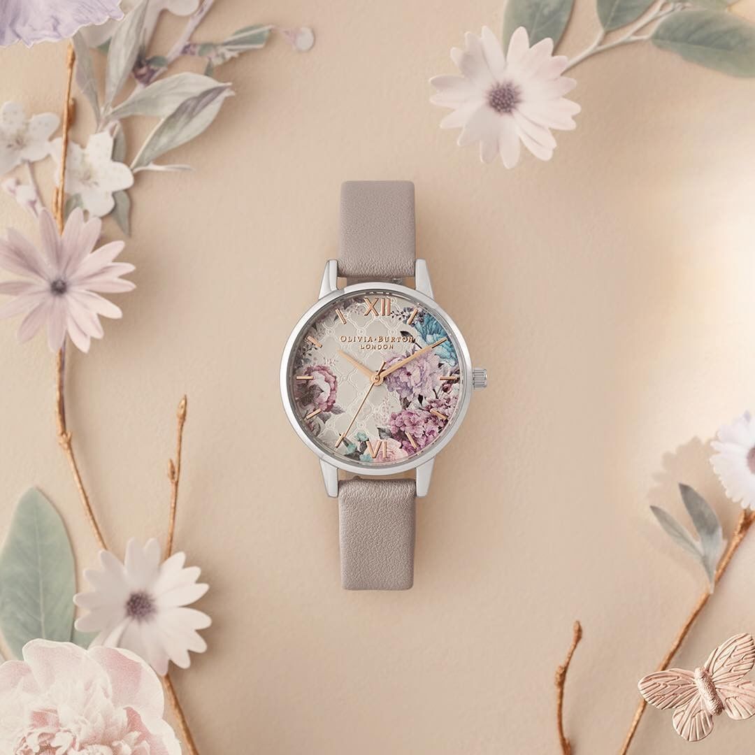 Watches2U - Available now the floral OB16EG104 from @oliviaburtonlondon⁠'s Glasshouse collection⁠
.⁠
'With exotic blooms and shimmering trellis details that dance in the sun, just lift your wrist to t...