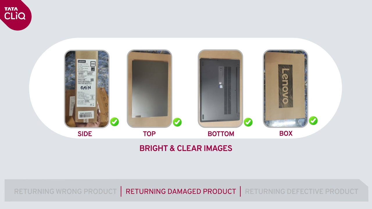 Image Guidelines For Returning A Product On Tata CLiQ