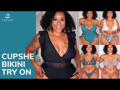 Cupshe | Try On Haul with Crystal Chanel | Curvy Girl Friendly Beachwear Trends for Summer 2021