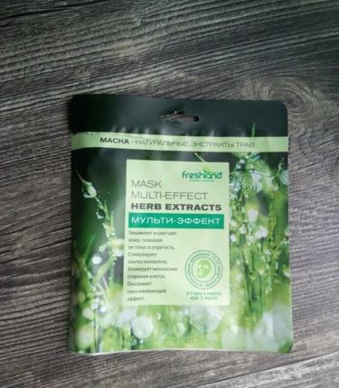 Маска для лица Freshland Mask multi-effect herb Extract  фото