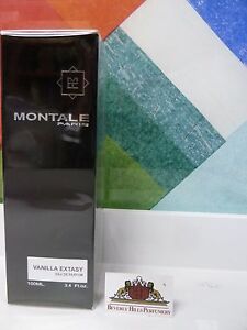  MONTALE VANILLA EXTASY Eau De Parfum спрей 3.4 унций (примерно 96.39 г.)/100 мл, новый в коробке, запечатанная