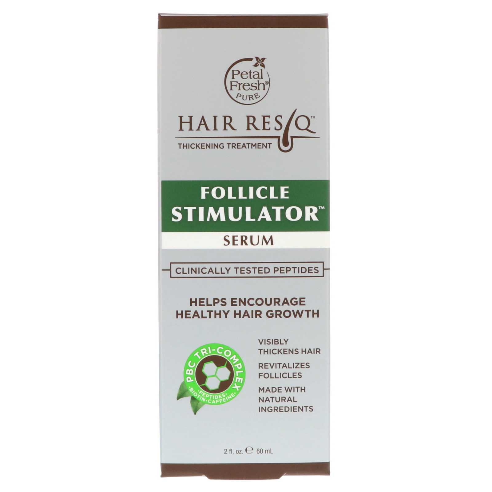 Petal Fresh, Hair ResQ, Лечение для густоты волос, Сыворотка для стимуляции фолликулов, 2 ж. унц.(60 мл)