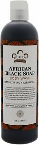  Африканское черное мыло гель для душа, Nubian Heritage, 13 унций (примерно 368.54 г.) 1 шт.