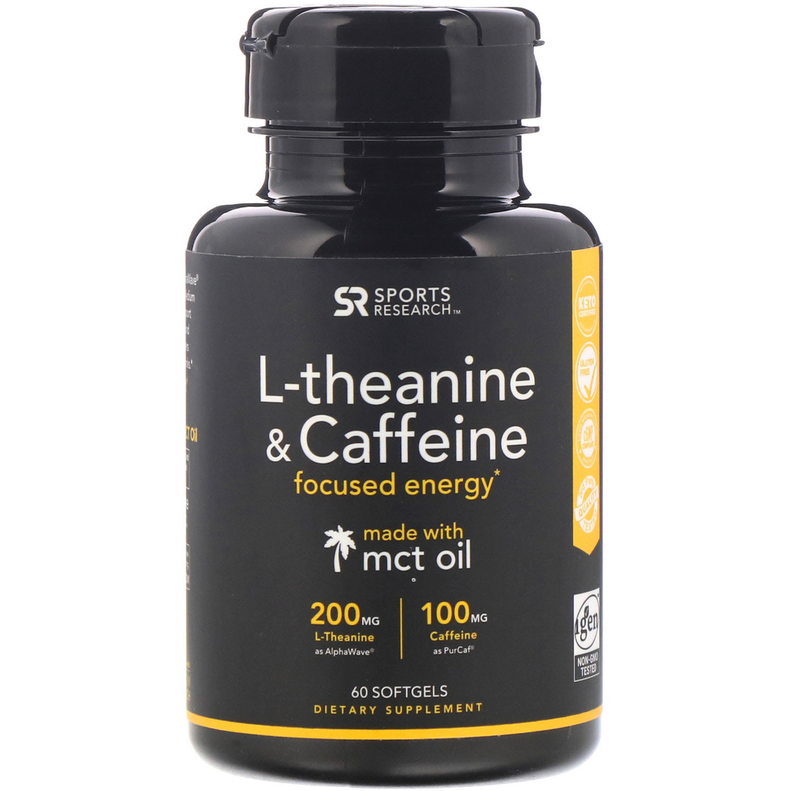 Масло кофеин. L-Theanine капсулы. МСТ Oil капсулы 500 мг. Кофеин и л теанин. L-Theanine купить Sport research.