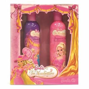  Confezione regalo bambina BARBIE E LE TRE MOSCHETTIERE Doccia crema 300 ml + Sh