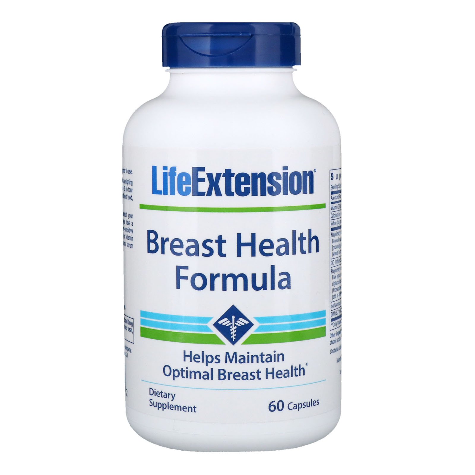 Life Extension, Состав для здоровья молочных желез, 60 капсул.