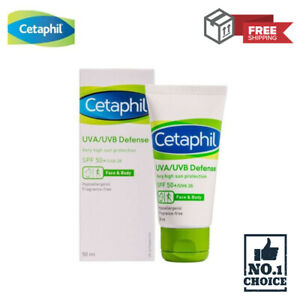  Cetaphil UVA/UVB Defense SPF50+/UVA28 STRONG Sun Protection for Body Face (50ML