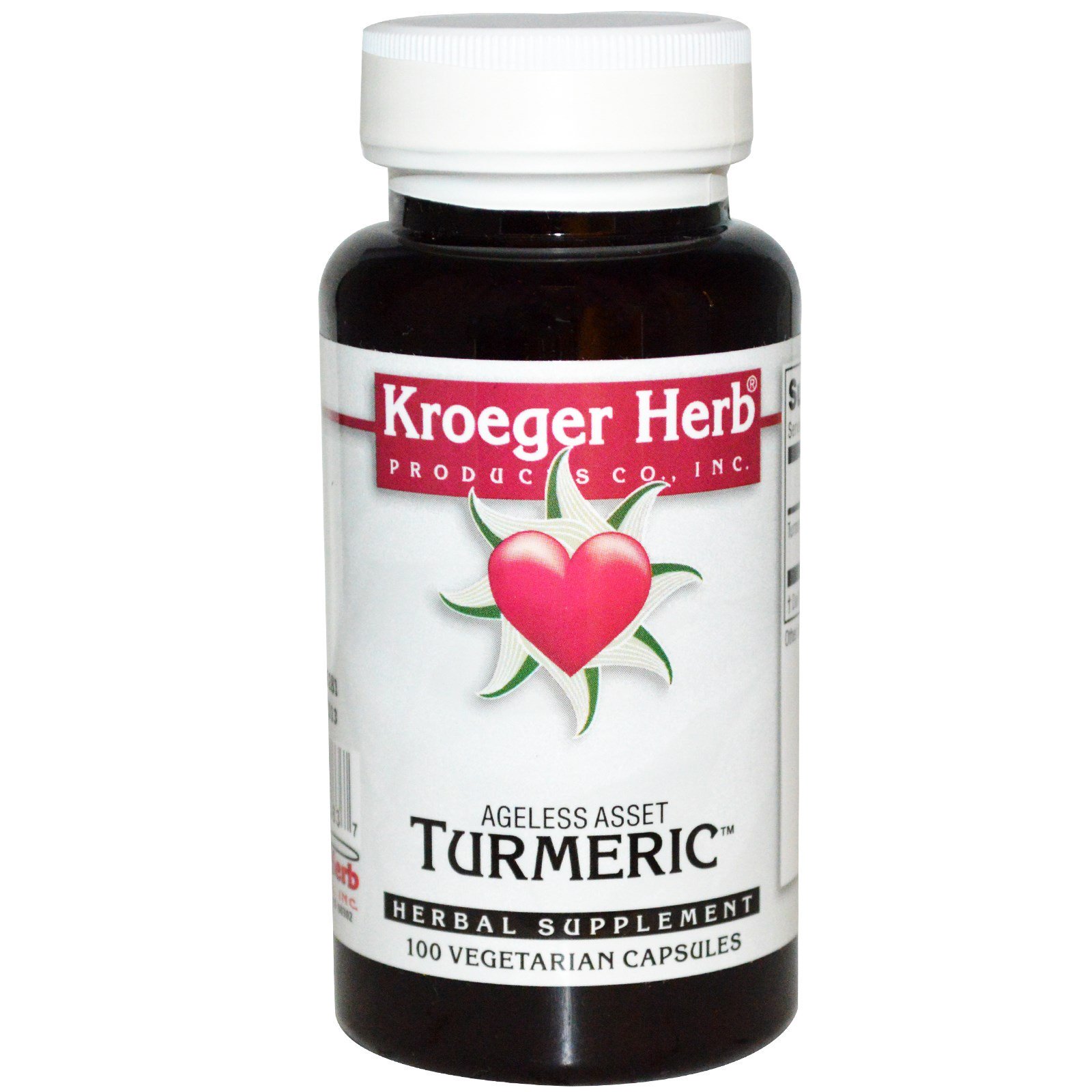 Kroeger Herb Co, Куркума, 100 растительных капсул