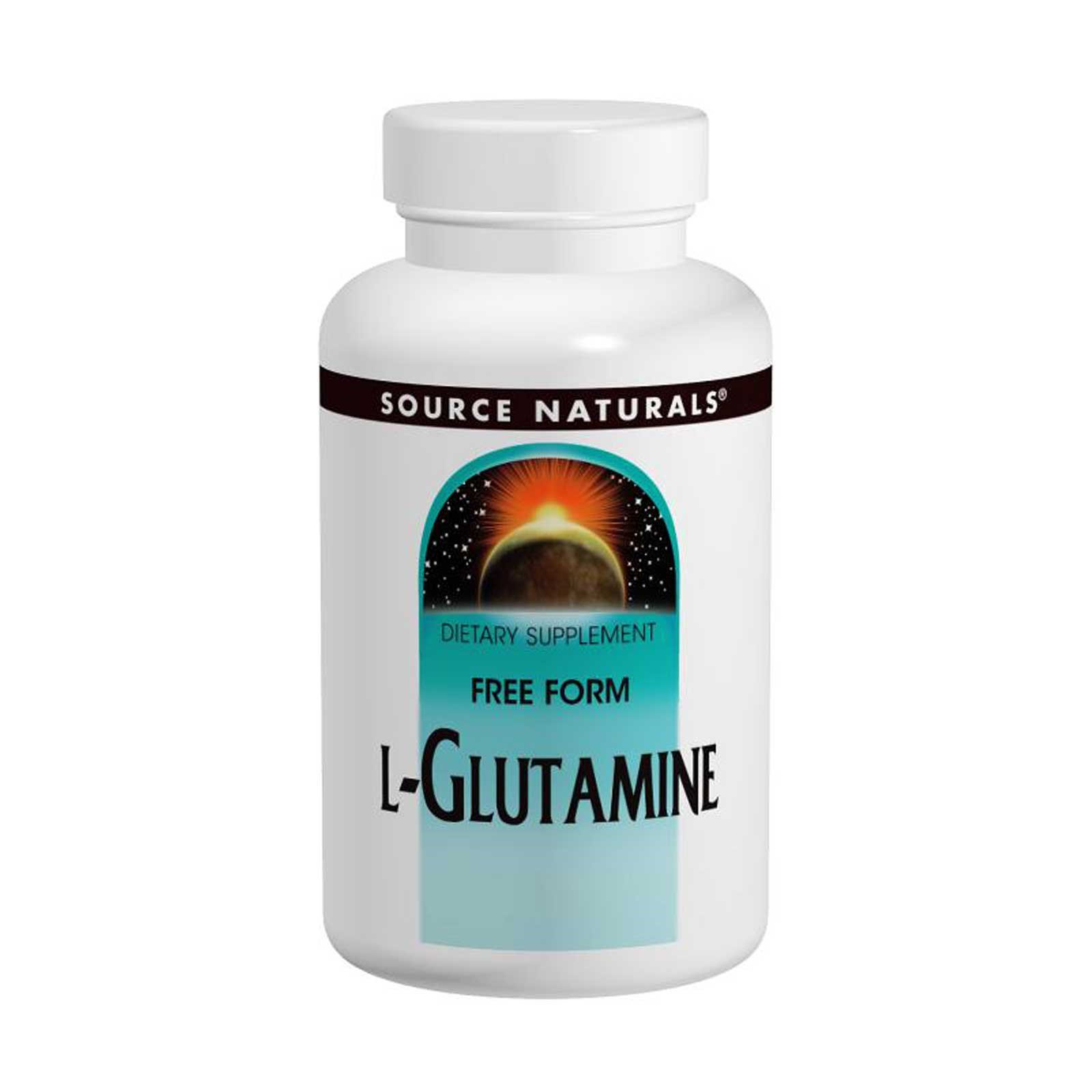 Source Naturals, L-глютамин, порошок в свободной форме 3.53 унции (100 г)
