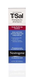  Neutrogena T/SAL лечебный шампунь, головы наращивание контроля, 4.5 унций (примерно 127.57 г.) (упаковка из 3)