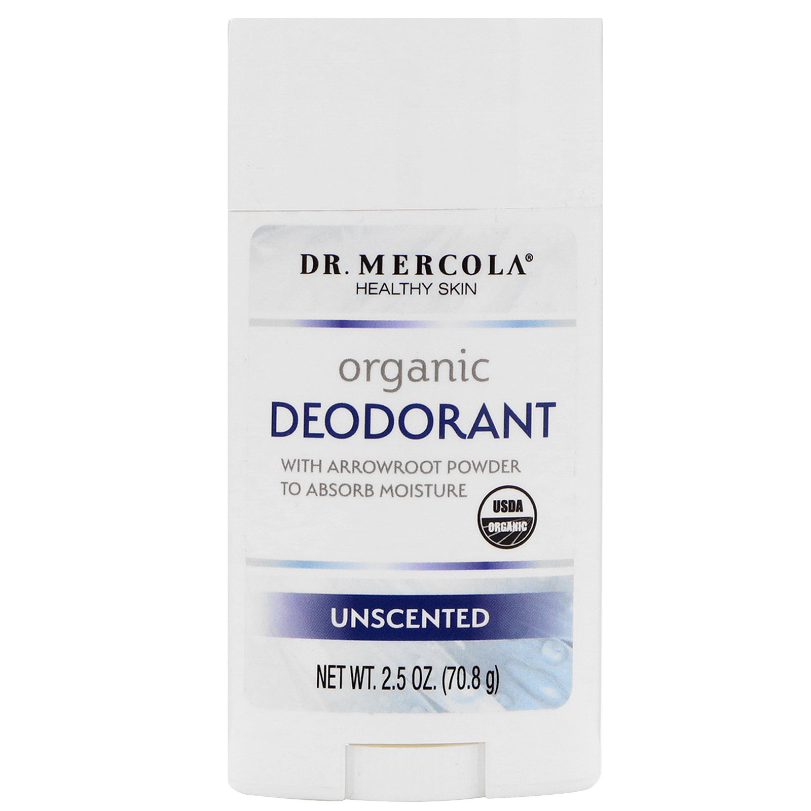Dr. Mercola, Органический дезодорант стик, без запаха, 2.5 унции (70.8 г)