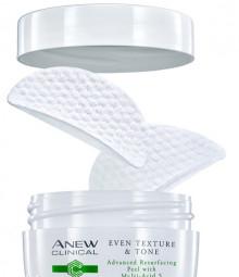 Подушечки для пилинга кожи лица «Ровный тон и укрепление. Профессиональное очищение» Avon Anew Clinical Even Texture &amp; Tone Advanced Resurfacing Peel With Multi-Acid 5