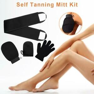  4pcs самостоятельная Таннер загара рукавица аппликатор комплект оттяните лента отшелушивающий перчатки