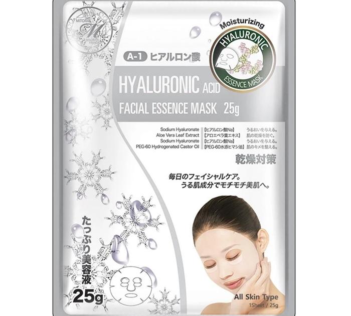 Тканевая маска для лица Mitomo Hyaluronic Acid Facial Essence Mask