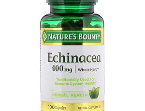Витамины Nature's Bounty Эхинацея, 400 мг, 100 капсул