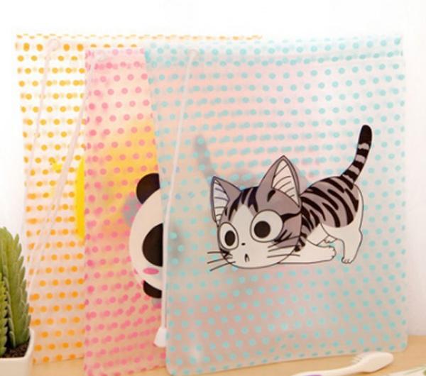 Косметичка Aliexpress 1 Pc Kawaii Cartoon Waterproof Fashion Travel Cosmetic Bag Make Up Pouch Toiletry Storage Organizer 3 Styles