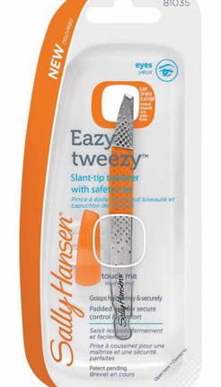 Пинцет для бровей Sally Hansen Sally Hansen Пинцет для удаления волос под и над бровями Easy Tweezy - Comfort Grip Slant Tip Tweezer