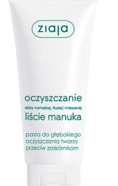 Очищающая паста ZIAJA Oczyszczanie liście manuka для глубокого очищения