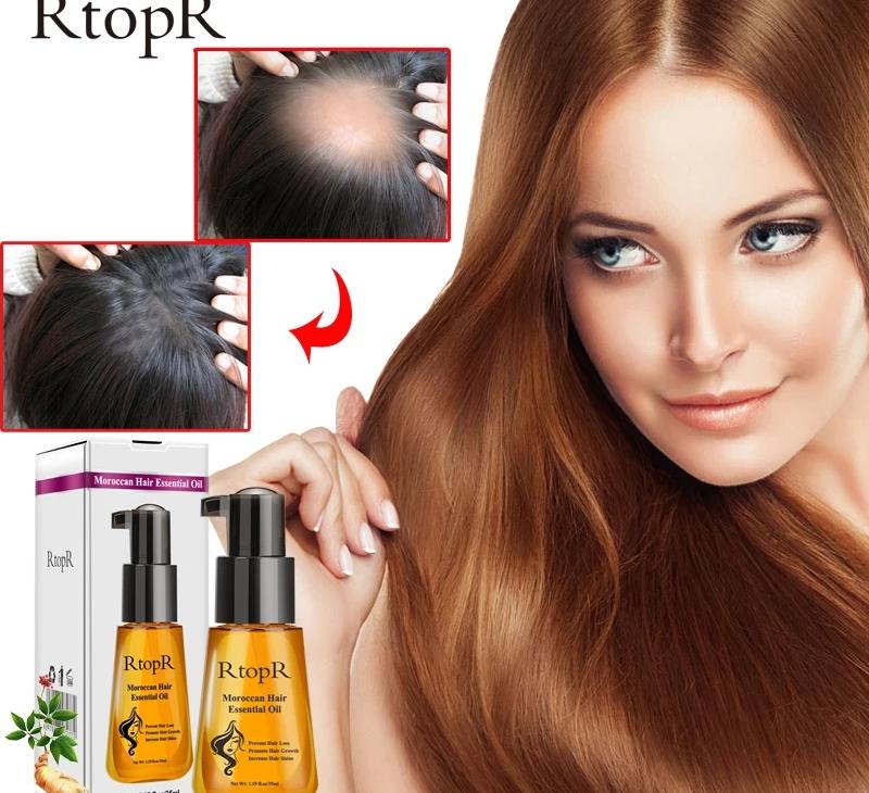 Масло для волос Aliexpress RtopR Morocco Argan Hair oil Care Essence Nourishing Repair Damaged Improve Split Hair Rough Remove Greasy Treatment Hair Care 35ML