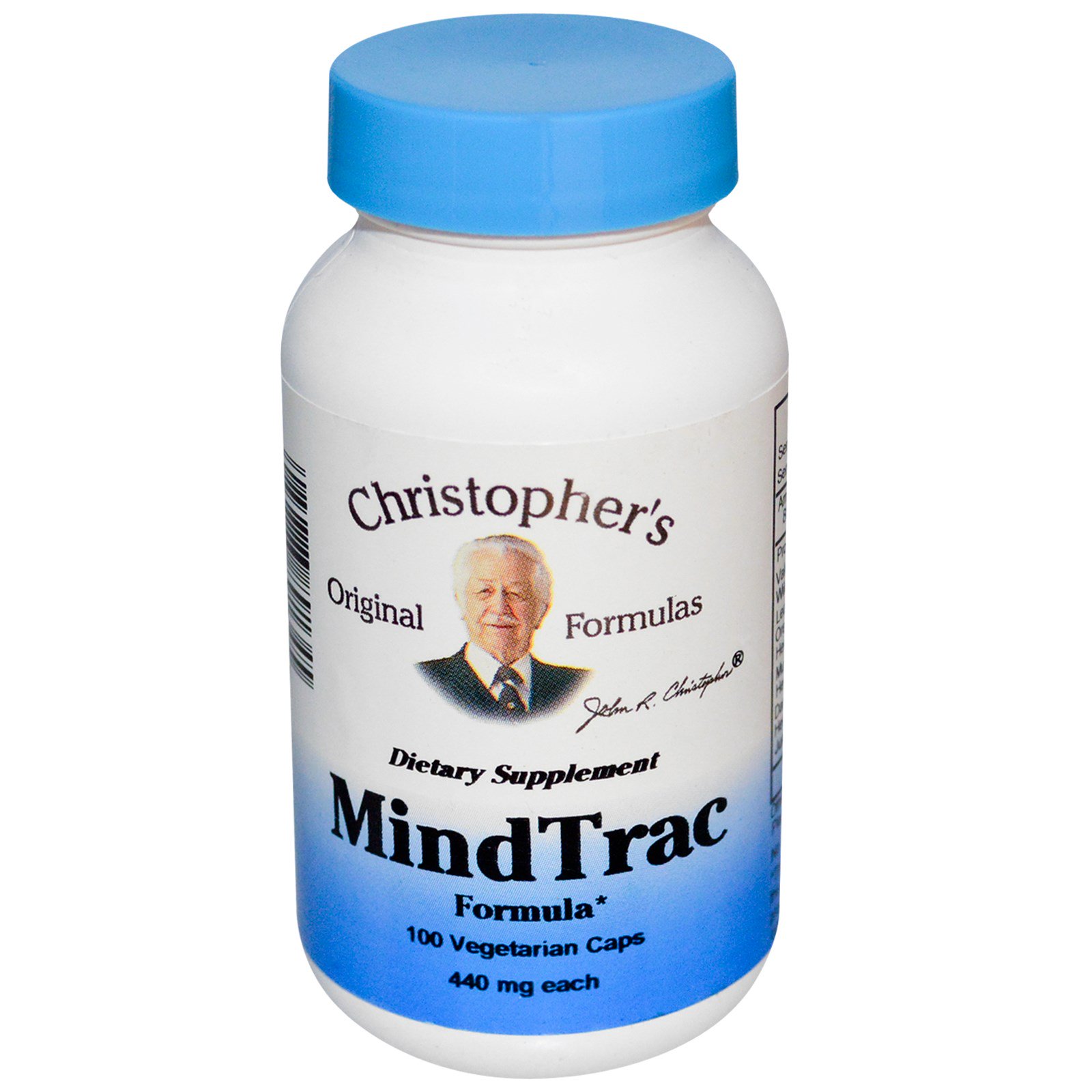 Christopher's Original Formulas, Формула MindTrac, 440 мг, 100 растительных капсул