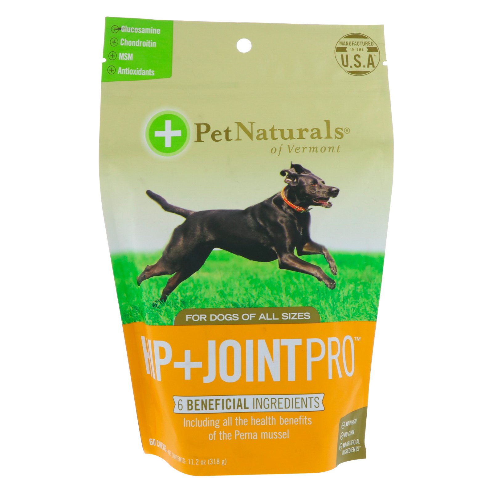 Pet Naturals of Vermont, Hip + Joint Max, For Dogs, 60 Chews, 11.2 oz (318 g)