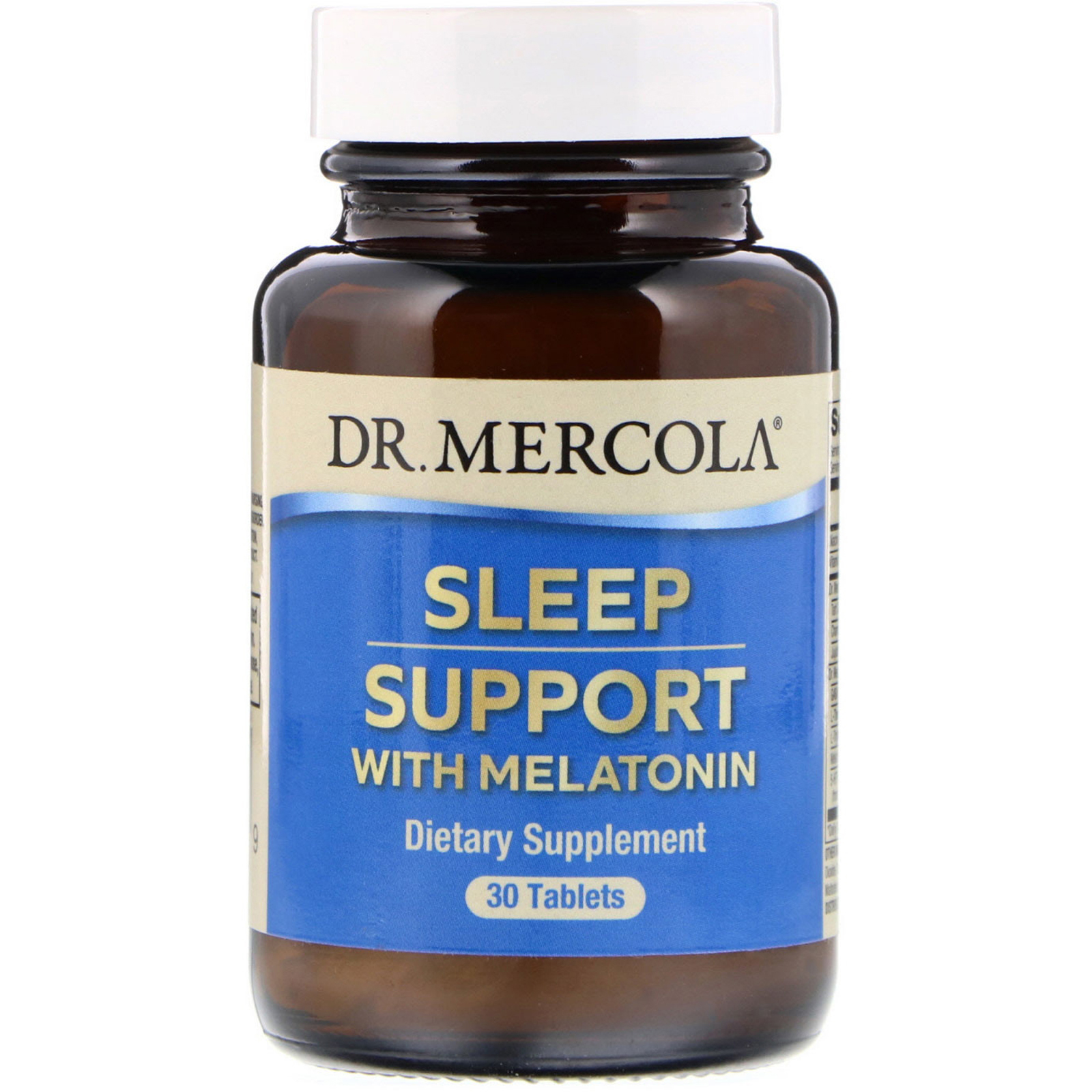 Dr. Mercola, Поддержка сна с мелатонином, 30 таблеток