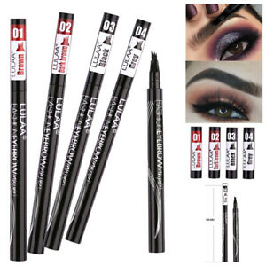 Details about   Eyebrow Pencil Waterproof 4 Head Fork Tip Tattoo Brow Enhancer Dye Tint Pe