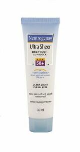  Neutrogena Ultra Sheer Dry Touch солнцезащитного крема, Spf 50+, ультра-легкие, не блестящие, 30 мл