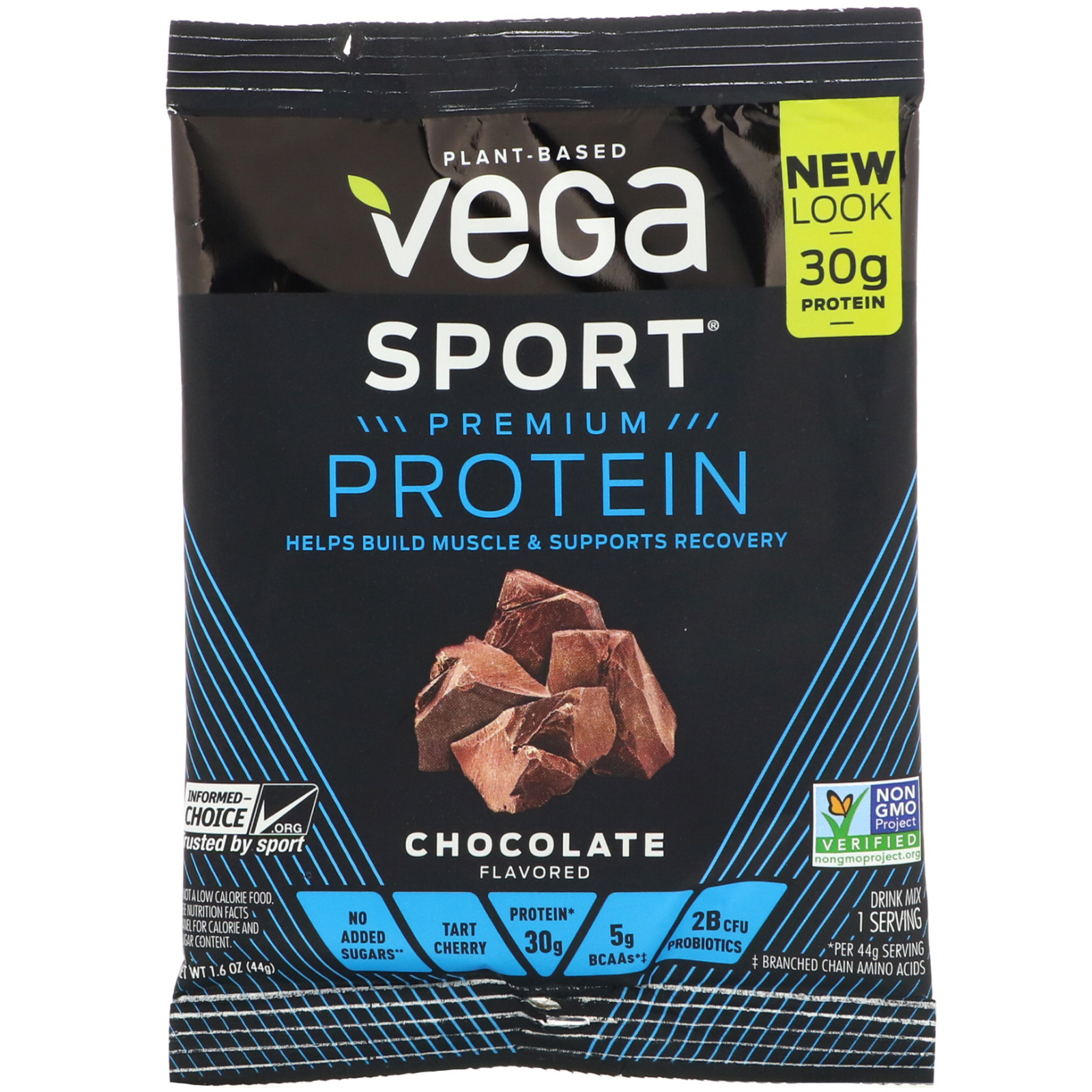 Vega, Sport Premium Protein, Chocolate, 1.6 oz (44 g)
