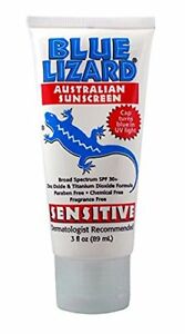  2 Pack Blue Lizard Australischer Sensitiv Sonnenschutz SPF 30 Plus 89ml Jede