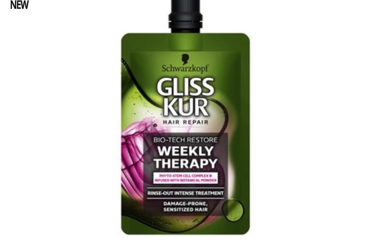 Маска-гоммаж для волос Gliss kur Schwarzkopf Bio-Tech Restore Weekly Therapy Rinse-Out Intense Treatment