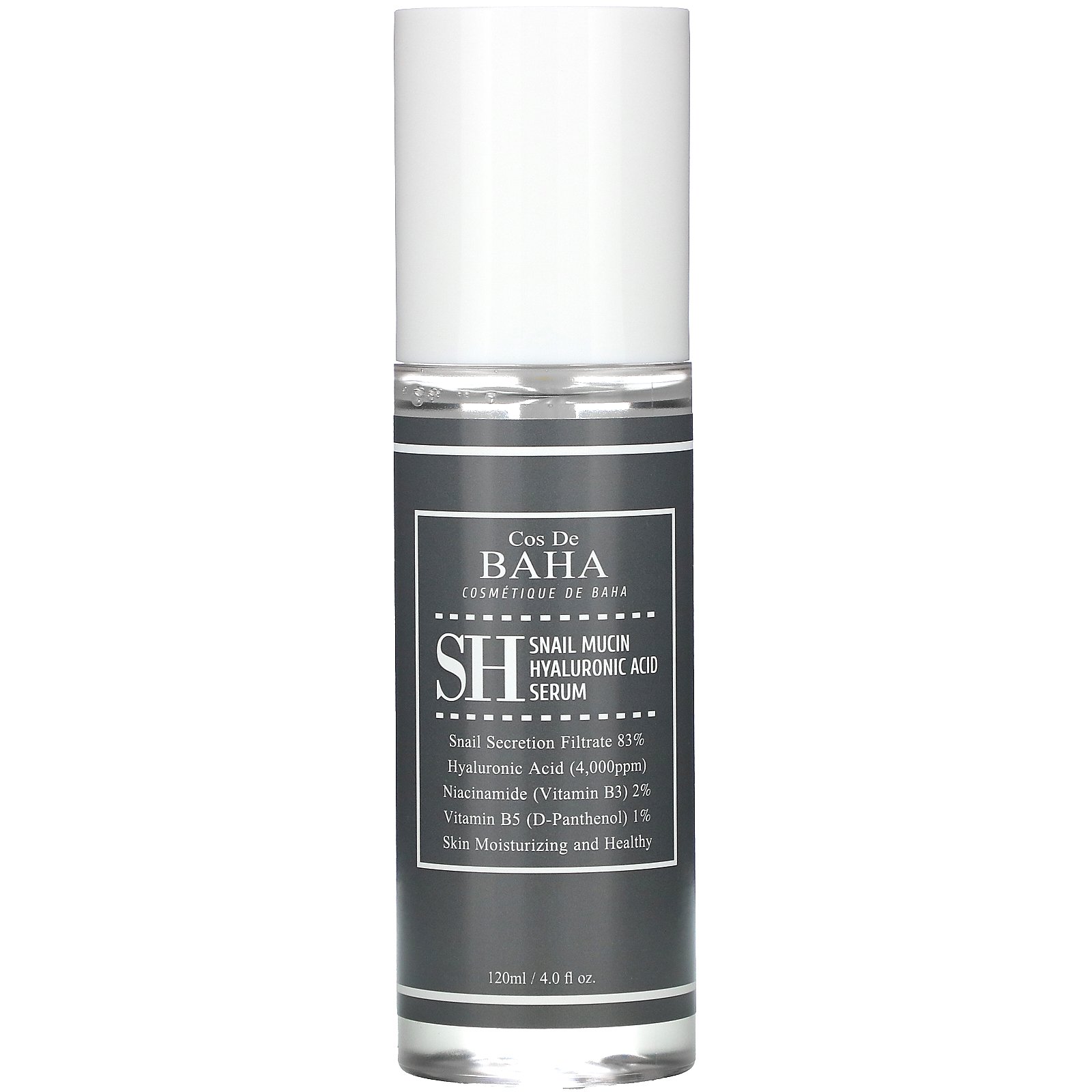 Cos De BAHA, SH, Snail Mucin HA Serum, 4 fl oz (120 ml)