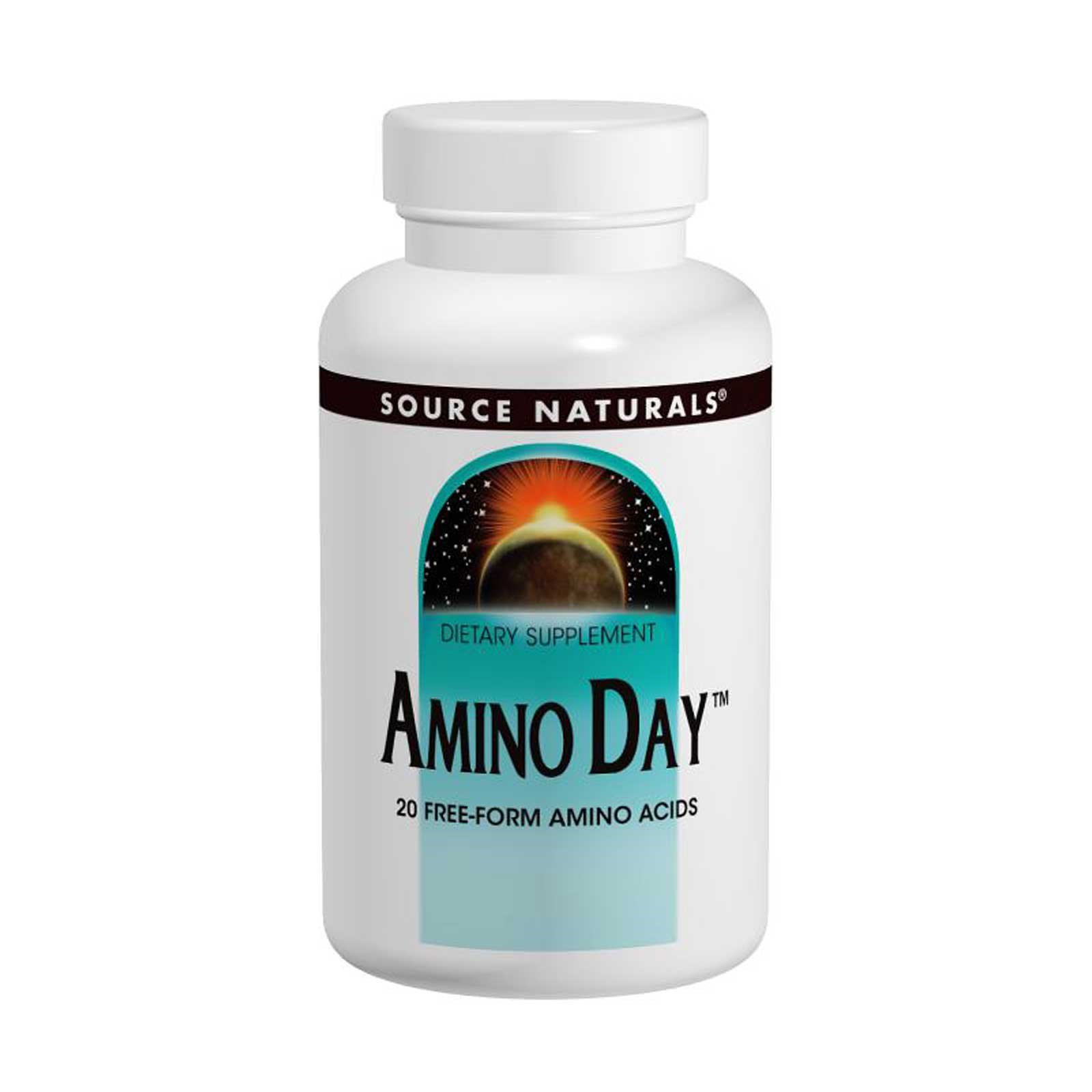 Source Naturals, Amino Day, 1,000 мг, 120 таблеток